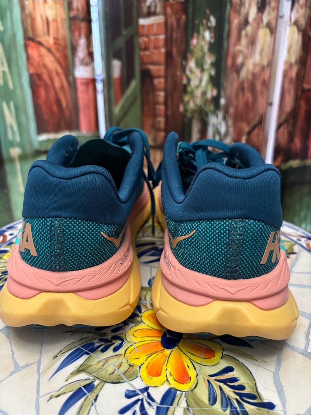 Hoka Tecton X, Green, Size 7 B - Picture 5 of 10